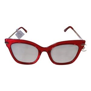 Privé Revaux Red Cat Eye Retro Sunglasses NWT